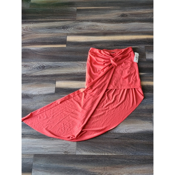 Valid by Sirens - Side Knot Long Skirt - Picture 3 of 4